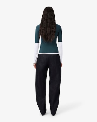 Runway oversized Denim Jeans in Indigo