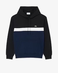 Hoodie aus Fleece mit Colorblock-Design