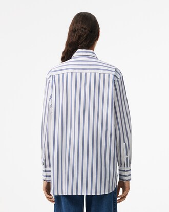 Oversized-Hemd aus Popeline