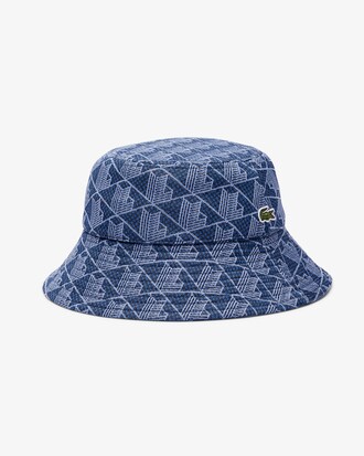 Bob-Hut aus Jacquard mit Monogramm