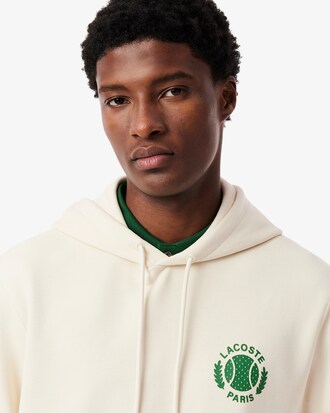 Hoodie mit Tennis-Druck