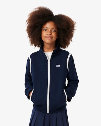 Jacke mit hohem Kragen und Rei&szlig;verschluss