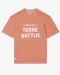 T-Shirt Garros Edition in Sandfarben