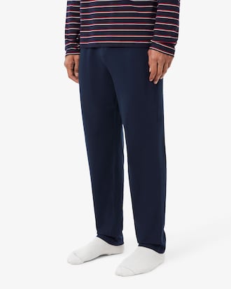 Gestreiftes Pyjama-Set aus Baumwolle