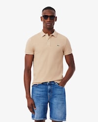 Slim Fit-Polohemd L.12.12 aus Piqu&eacute;