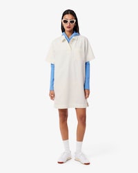 Oversized-Polokleid aus Denim