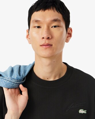 Ikonisches T-Shirt aus schwerem Jersey mit Stickerei