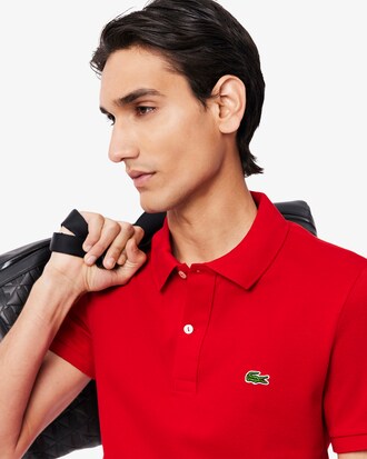 Slim Fit-Polohemd L.12.12 aus Piqu&eacute;