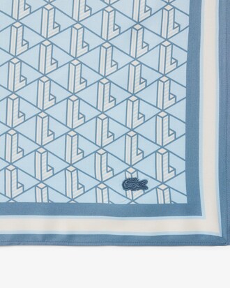 Schal mit Monogramm-Druck