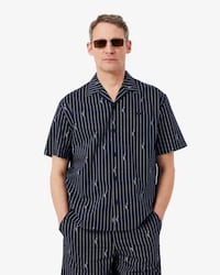 Relaxed Fit-Hemd aus Twill mit Print
