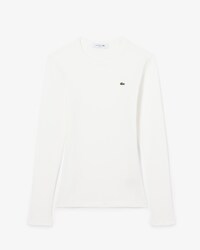 Slim Fit-T-Shirt aus gerippter Baumwolle