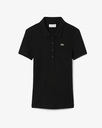 Slim Fit-Polohemd L.12.D aus gerippter Baumwolle