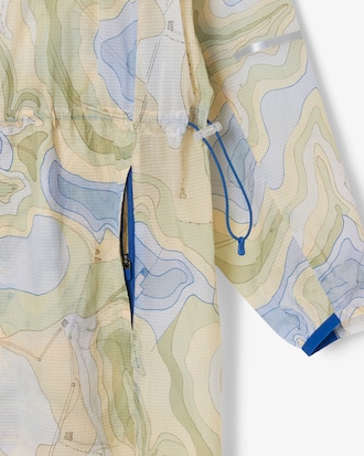 Langer, wasserabweisender, komprimierbarer Oversized-Parka