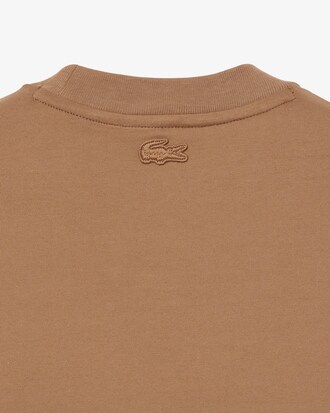 T-Shirt Runway mit perlenbesetztem Krokodil