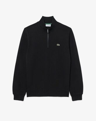 Fleece-Sweatshirt mit Rei&szlig;verschluss und hohem Kragen