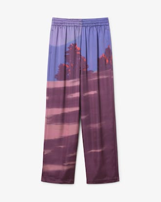 Übergroße Hose mit Landschaftsmotiv