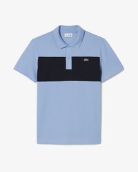 Regular Fit-Polohemd aus Piqu&eacute; mit Colorblock-Design