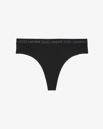 Tangas aus Mikrofaser mit gewelltem Bund