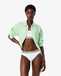 Slips aus Stretch-Baumwolle mit Kontrast-Bund