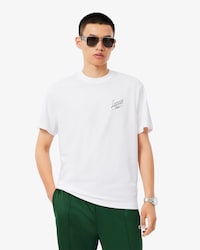 T-Shirt aus Jersey mit mehreren Prints