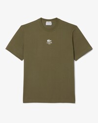 T-Shirt aus Baumwolle mit Signatur-Print