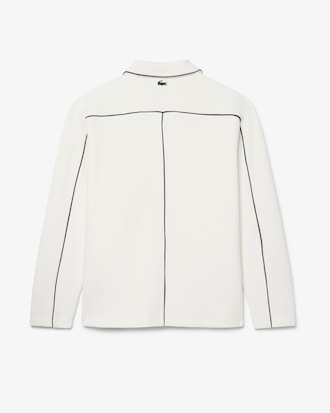 Sweatshirt Tennis Heritage mit Badge und Rei&szlig;verschluss
