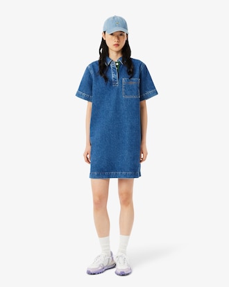 Oversized Kleid aus Baumwoll-Denim