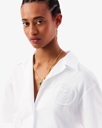 Oversized-Hemd Runway mit Badge