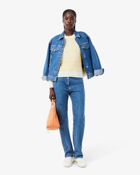 Pullover aus Jacquard mit Tennisplatz-Grafik