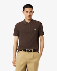 Slim Fit-Polohemd L.12.12 aus Piqu&eacute;
