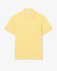 Classic Fit-Polohemd mit Badge-Akzent aus Piqu&eacute;