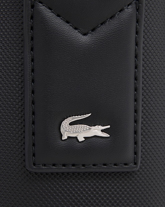 Breite Kuriertasche Langon aus Petit Piqu&eacute;