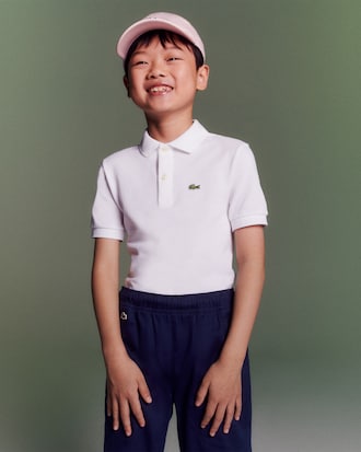 Polohemd aus Petit Piqué