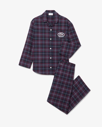 Pyjama-Set aus karierter Baumwolle