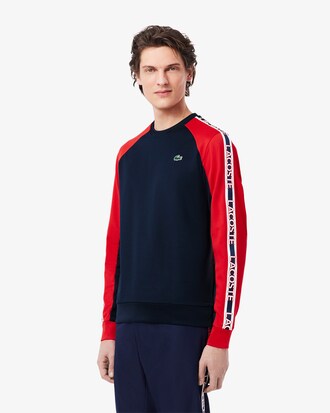 Sport-Sweatshirt mit Colorblock-Streifen
