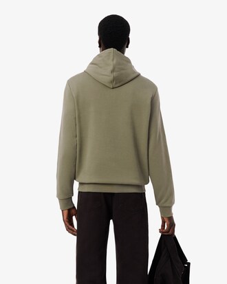 Hoodie mit Rei&szlig;verschluss und Logostreifen