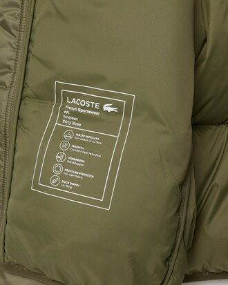 Kure, wasserabweisende Pufferjacke mit Kapuze