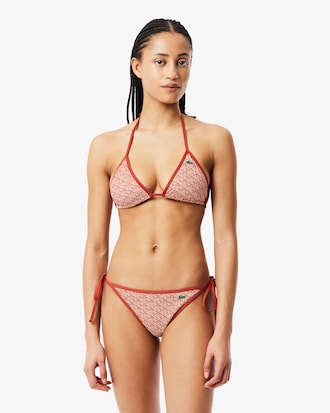 Badeoberteil aus Jersey mit Druck