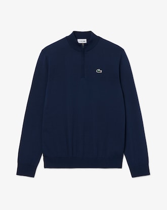 Temperaturregulierender Golf-Pullover mit Viertel-Rei&szlig;verschluss
