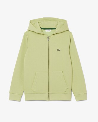 Unisex Hoodie aus Fleece mit Rei&szlig;verschluss