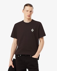 Schweres Classic Fit-T-Shirt mit Badge-Akzent