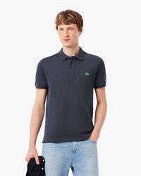 Slim Fit-Polohemd L.12.12 aus Piqu&eacute;