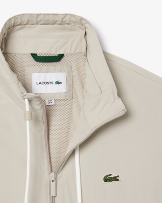 Trainingsjacke mit abnehmbarer Kapuze