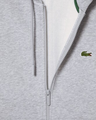 Hoodie aus Fleece mit Rei&szlig;verschluss