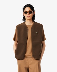 Weste aus Sherpa-Fleece