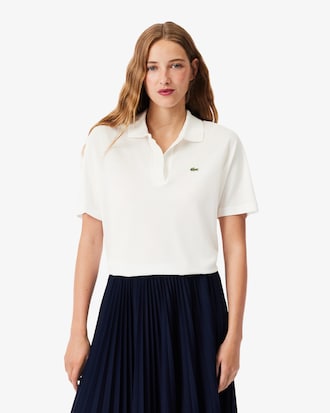 Flie&szlig;endes Relaxed Fit-Polohemd aus Piqu&eacute;