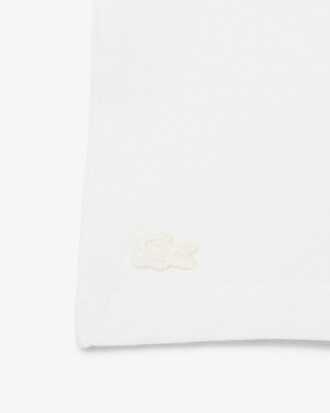 T-Shirt aus Baumwolle mit kontrastierendem Badge