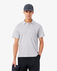 Classic Fit-Polohemd Paris mit offenem Ausschnitt und Stickerei