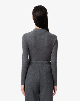 Slim Fit-Polohemd L.12.D aus gerippter Baumwolle