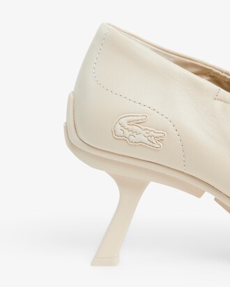 Damen-Sneakers Runway aus Leder mit Absatz